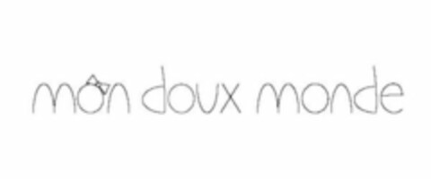 MON DOUX MONDE Logo (USPTO, 07/06/2018)