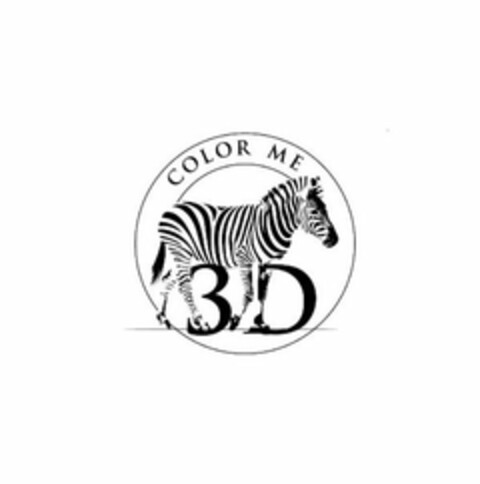 COLOR ME 3D Logo (USPTO, 26.09.2018)