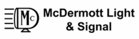 MC MCDERMOTT LIGHT & SIGNAL Logo (USPTO, 12.02.2019)