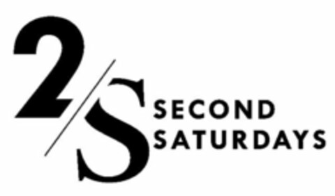 2/S SECOND SATURDAYS Logo (USPTO, 05/13/2019)