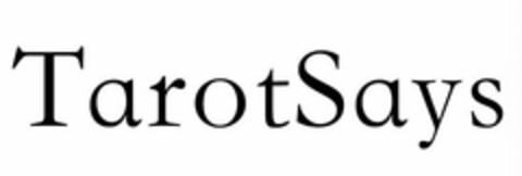 TAROTSAYS Logo (USPTO, 09.07.2019)