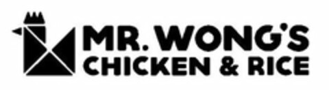 MR. WONG'S CHICKEN & RICE Logo (USPTO, 19.07.2019)