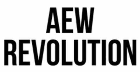AEW REVOLUTION Logo (USPTO, 02.08.2019)