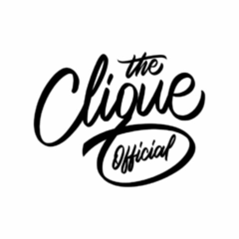 THE CLIQUE OFFICIAL Logo (USPTO, 08/14/2019)