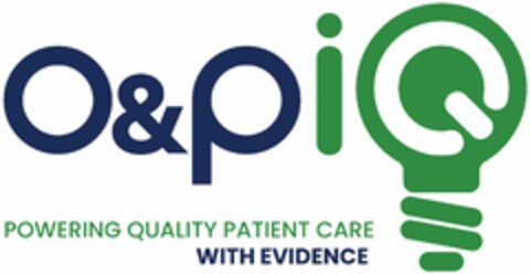 O&PIQ POWERING QUALITY PATIENT CARE WITH EVIDENCE Logo (USPTO, 11/11/2019)