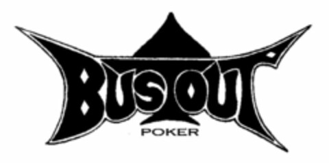 BUSTOUT POKER Logo (USPTO, 31.07.2009)