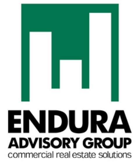 E ENDURA ADVISORY GROUP COMMERCIAL REALESTATE SOLUTIONS Logo (USPTO, 07.08.2009)