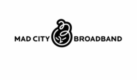 MAD CITY BROADBAND Logo (USPTO, 08/28/2009)