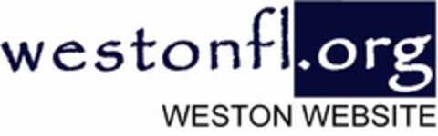 WESTONFL.ORG WESTON WEBSITE Logo (USPTO, 12/29/2009)