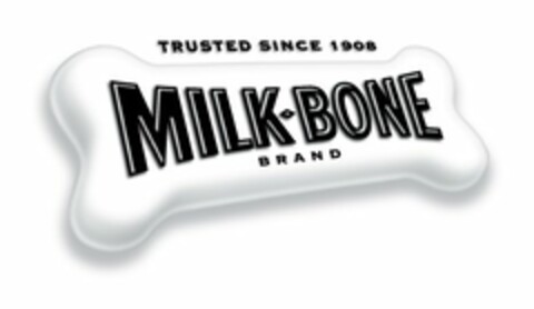 TRUSTED SINCE 1908 MILK-BONE BRAND Logo (USPTO, 04.03.2010)