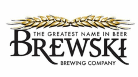 BREWSKI THE GREATEST NAME IN BEER BREWING COMPANY Logo (USPTO, 12/29/2010)