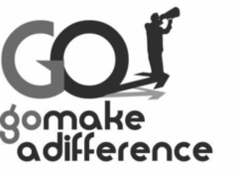 GO GOMAKE A DIFFERENCE Logo (USPTO, 06.09.2011)