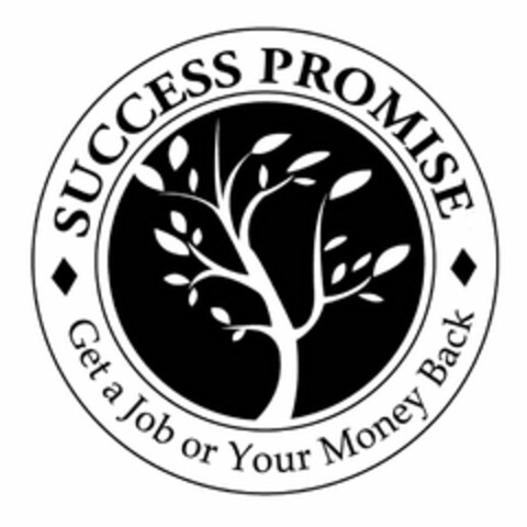 SUCCESS PROMISE GET A JOB OR YOUR MONEY BACK Logo (USPTO, 09.08.2012)