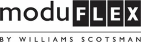 MODUFLEX BY WILLIAMS SCOTSMAN Logo (USPTO, 27.09.2012)
