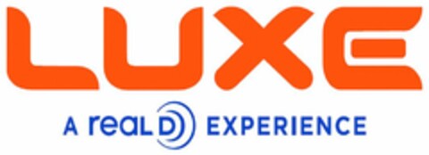 LUXE A REAL D EXPERIENCE Logo (USPTO, 04.06.2013)