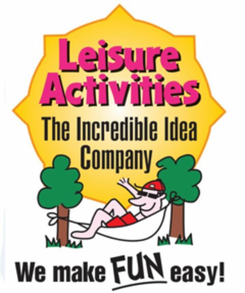 LEISURE ACTIVITIES THE INCREDIBLE IDEA COMPANY WE MAKE FUN EASY! Logo (USPTO, 30.07.2013)