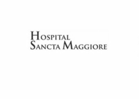 HOSPITAL SANCTA MAGGIORE Logo (USPTO, 21.11.2013)