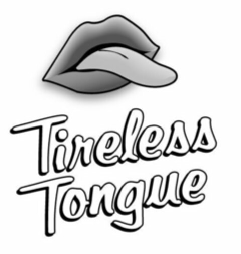 TIRELESS TONGUE Logo (USPTO, 30.06.2014)