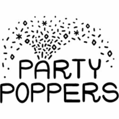 PARTY POPPERS Logo (USPTO, 03.07.2014)