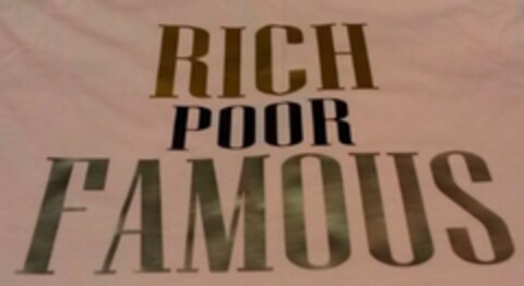 RICH POOR FAMOUS Logo (USPTO, 22.07.2014)