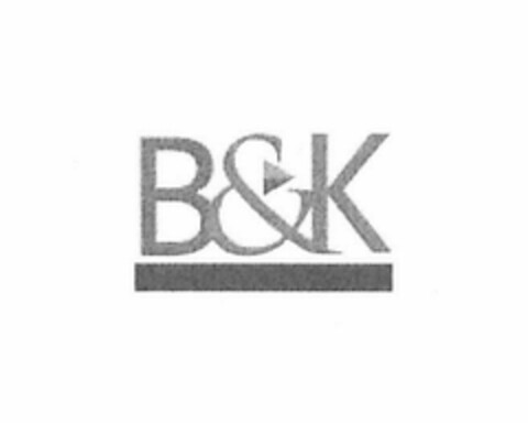 B&K Logo (USPTO, 01/08/2015)