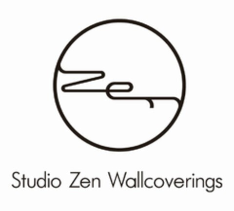 ZEN STUDIO ZEN WALLCOVERINGS Logo (USPTO, 07/13/2015)