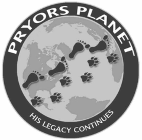 PRYORS PLANET HIS LEGACY CONTINUES Logo (USPTO, 18.12.2015)