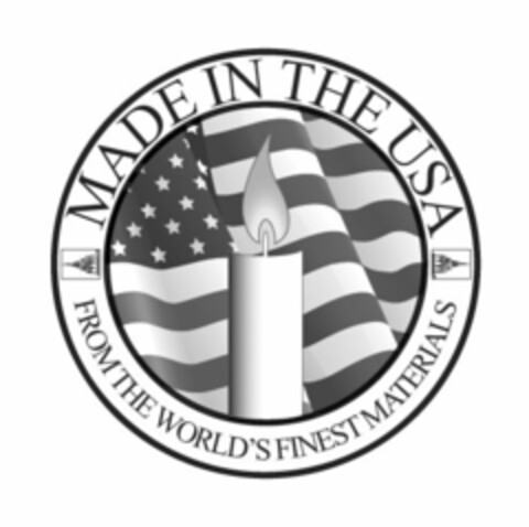 MADE IN THE USA FROM THE WORLD'S FINEST MATERIALS Logo (USPTO, 08/24/2016)