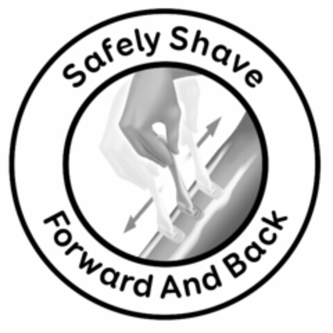 SAFELY SHAVE FORWARD AND BACK Logo (USPTO, 30.01.2018)