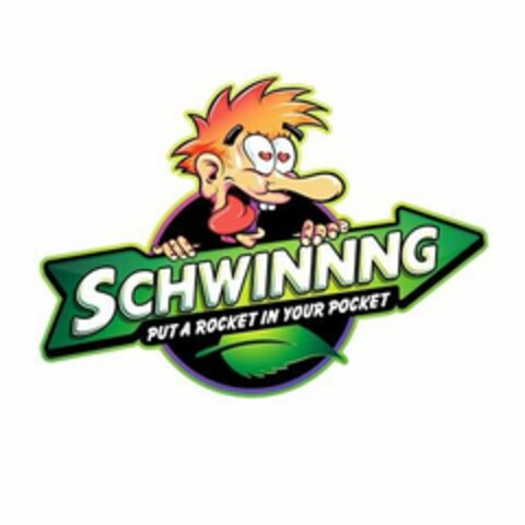 SCHWINNNG PUT A ROCKET IN YOUR POCKET Logo (USPTO, 21.08.2018)