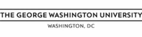 THE GEORGE WASHINGTON UNIVERSITY WASHINGTON, DC Logo (USPTO, 26.09.2018)