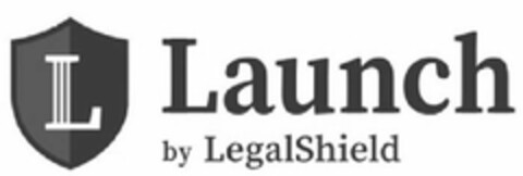 L LAUNCH BY LEGALSHIELD Logo (USPTO, 10/01/2018)