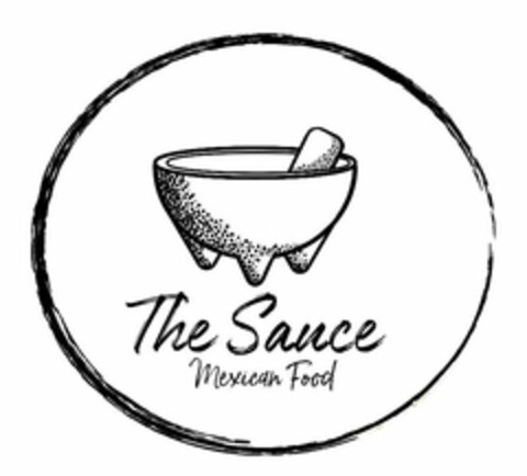 THE SAUCE MEXICAN FOOD Logo (USPTO, 03/21/2019)