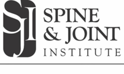 SJI SPINE & JOINT INSTITUTE Logo (USPTO, 23.05.2019)