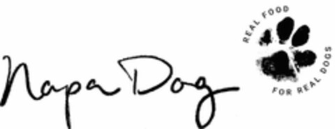 NAPA DOG REAL FOOD FOR REAL DOGS Logo (USPTO, 30.08.2019)