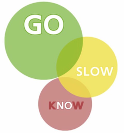 GO SLOW KNOW Logo (USPTO, 04.10.2019)