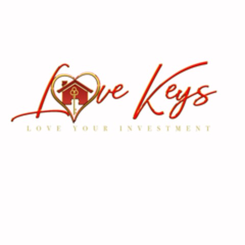 LOVE KEYS LOVE YOUR INVESTMENT Logo (USPTO, 21.04.2020)