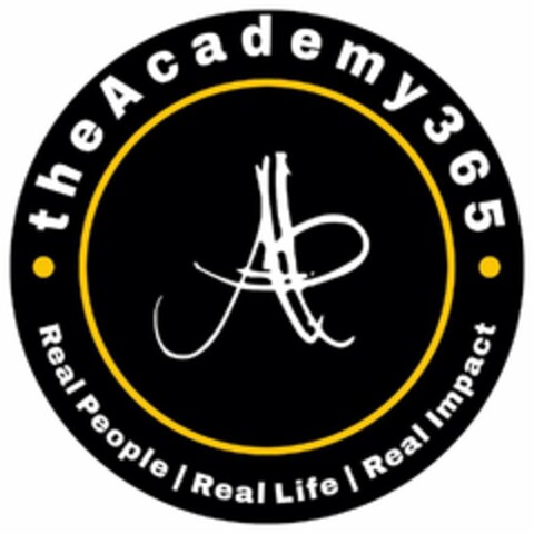 A THE ACADEMY 365 REAL PEOPLE REAL LIFE REAL IMPACT Logo (USPTO, 03.06.2020)