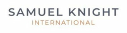 SAMUEL KNIGHT INTERNATIONAL Logo (USPTO, 07/13/2020)