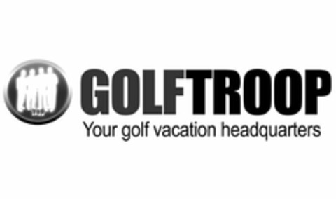 GOLFTROOP YOUR GOLF VACATION HEADQUARTERS Logo (USPTO, 09/16/2020)