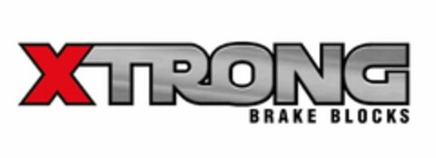 XTRONG BRAKE BLOCKS Logo (USPTO, 07.02.2009)