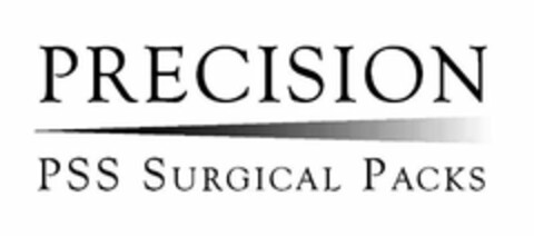 PRECISION PSS SURGICAL PACKS Logo (USPTO, 11.11.2009)