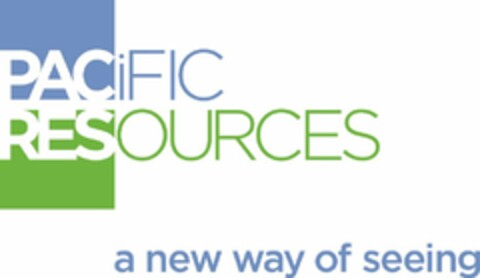 PACIFIC RESOURCES A NEW WAY OF SEEING Logo (USPTO, 25.06.2012)