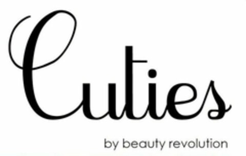 CUTIES BY BEAUTY REVOLUTION Logo (USPTO, 15.04.2013)