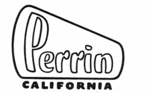 PERRIN CALIFORNIA Logo (USPTO, 15.05.2013)