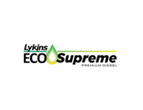 LYKINS ECO SUPREME PREMIUM DIESEL Logo (USPTO, 10/29/2013)