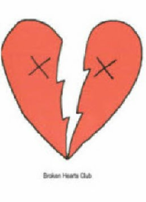 BROKEN HEARTS CLUB X X Logo (USPTO, 11/13/2013)