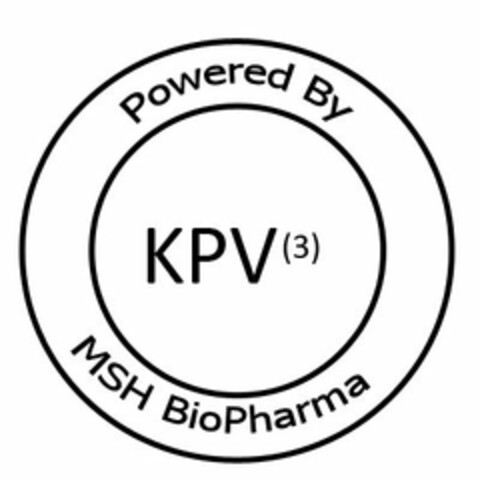 POWERED BY KPV(3) MSH BIOPHARMA Logo (USPTO, 11/13/2013)