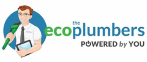 THE ECOPLUMBERS POWERED BY YOU Logo (USPTO, 27.10.2014)