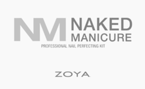 NM NAKED MANICURE PROFESSIONAL NAIL PERFECTING KIT ZOYA Logo (USPTO, 01/16/2015)